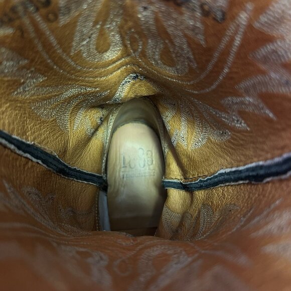 Lucchese N4559 Black Mad Dog 1883 Snip Toe Cowboy Boots Womens 9.5 B - Picture 12 of 12